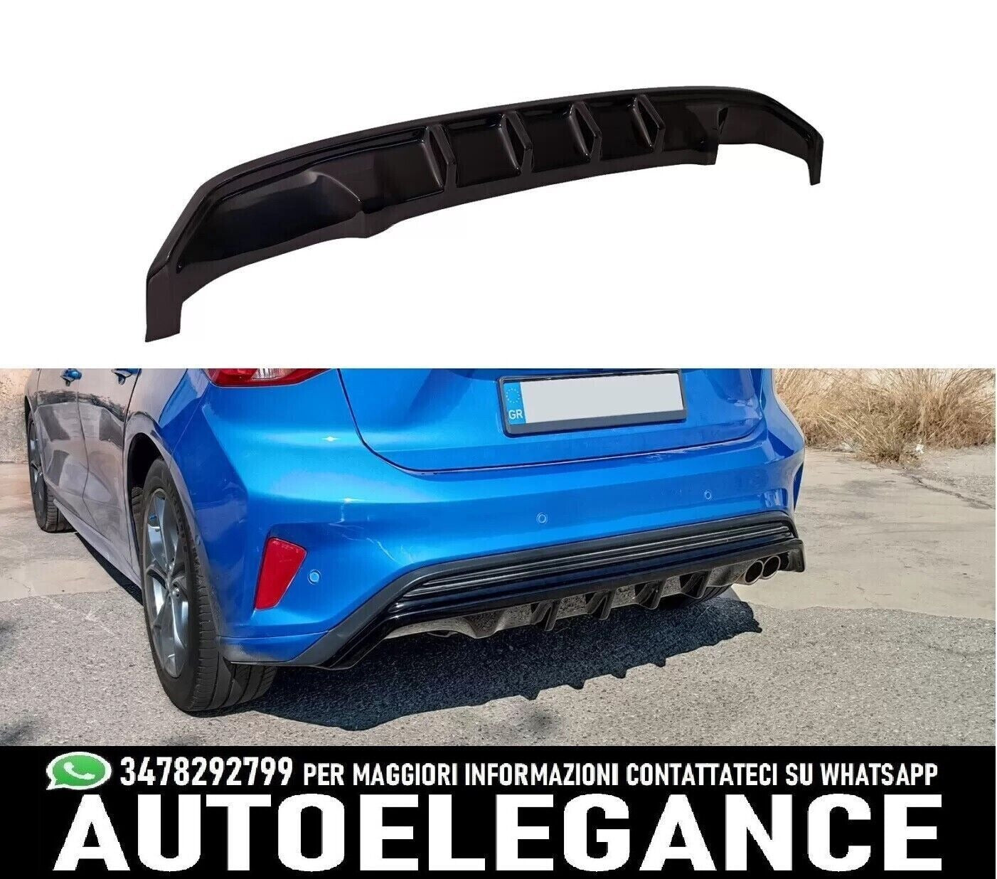 Diffusore per FORD FOCUS MK4 ST-Line (2018-2022)