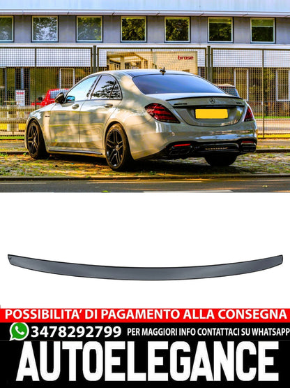 ✨Spoiler Posteriore Nero Lucido Adatto Per Mercedes Classe S W222 2013-2020✨