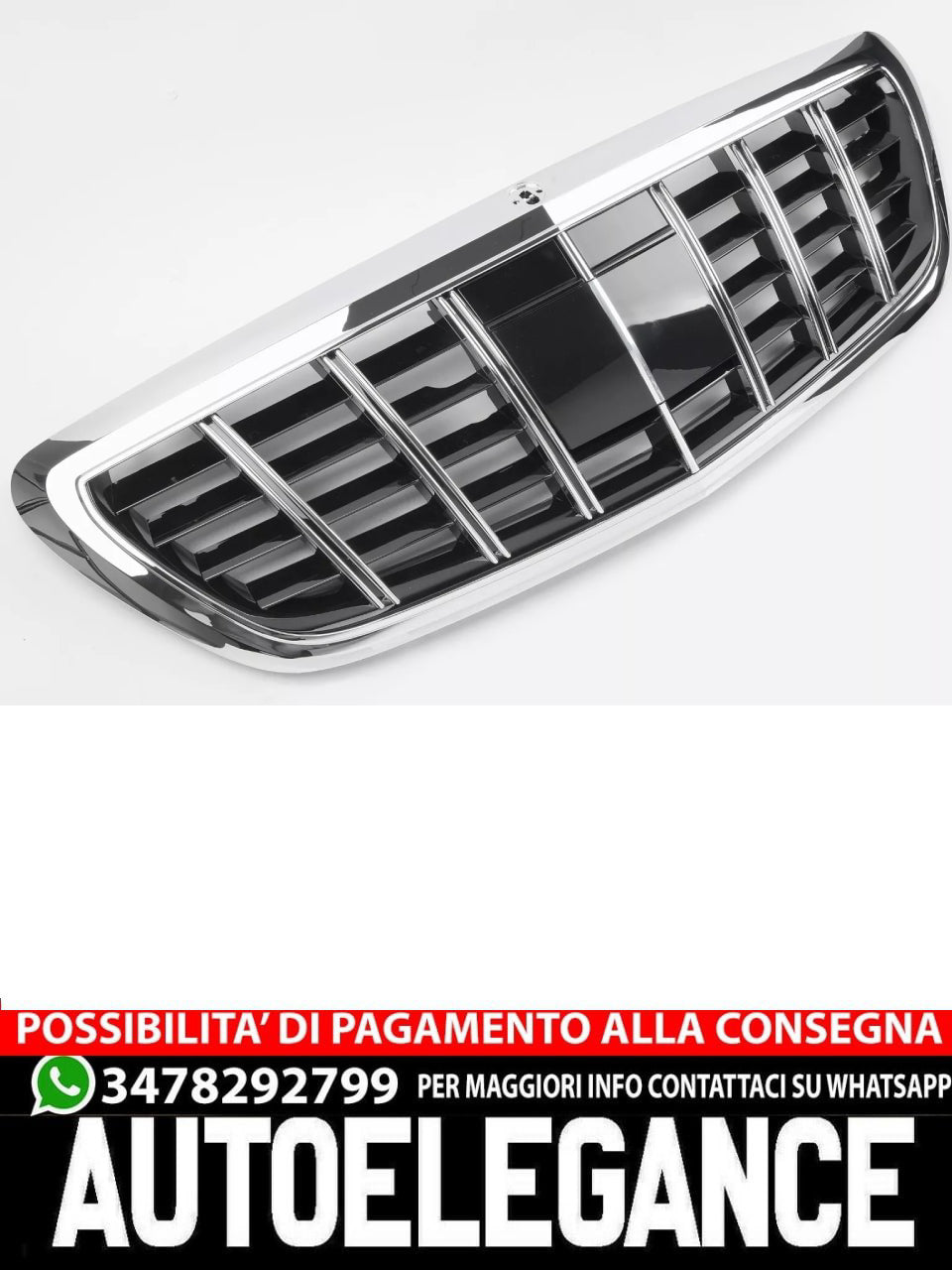 😎Sports grille suitable for Panamericana GT for Mercedes W222 S-Class😎 