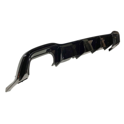 Diffusore Posteriore Volkswagen Golf 8 GTI MAX Nero lucido 2 Uscite doppio SOLO PER GTI
