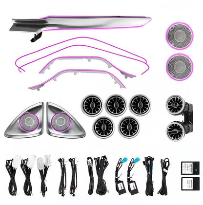 💕 Kit Luci Ambiente Adatto per Mercedes Classe C W205 Ambient Light LED 💕