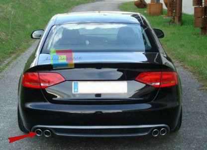 😍Diffusore per Audi A4 B8 Facelift Limo Avant 12-15 scarico carbonio S-Line😍