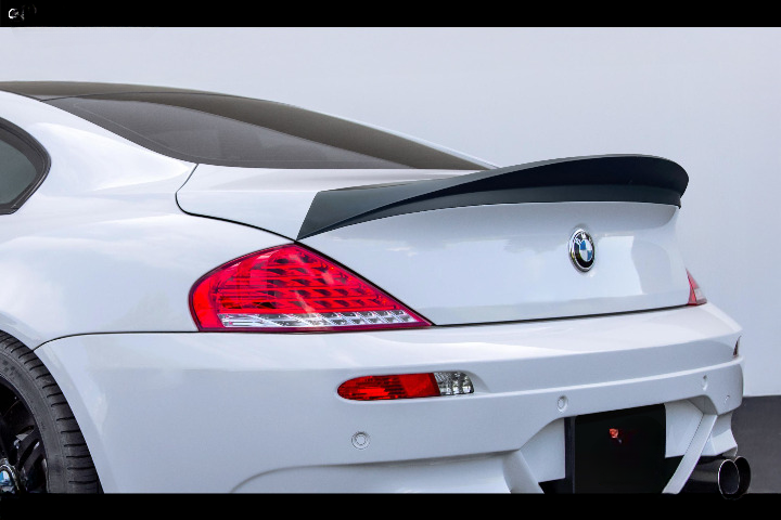 🔥Spoiler Posteriore in ABS Nero / Nero Lucido per BMW Serie 6 E63 Coupé 🔥