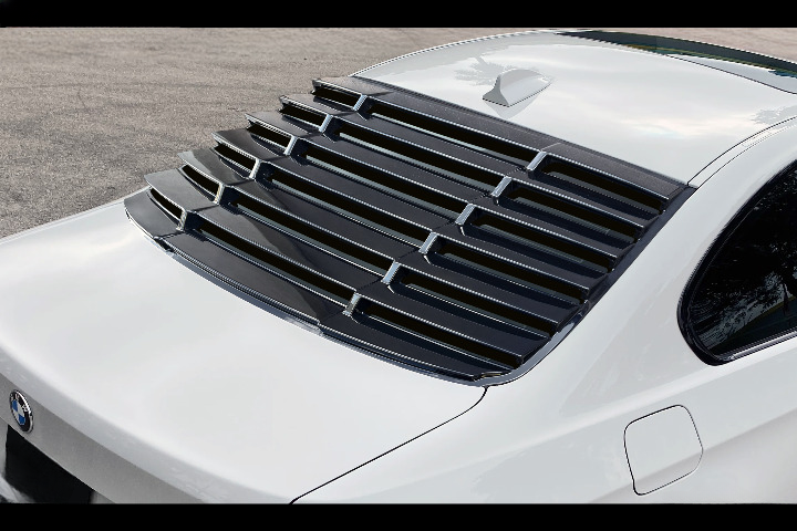 🔥Louver Lunotto Posteriore in ABS Nero Lucido per BMW Serie 3 E92 Coupé🔥