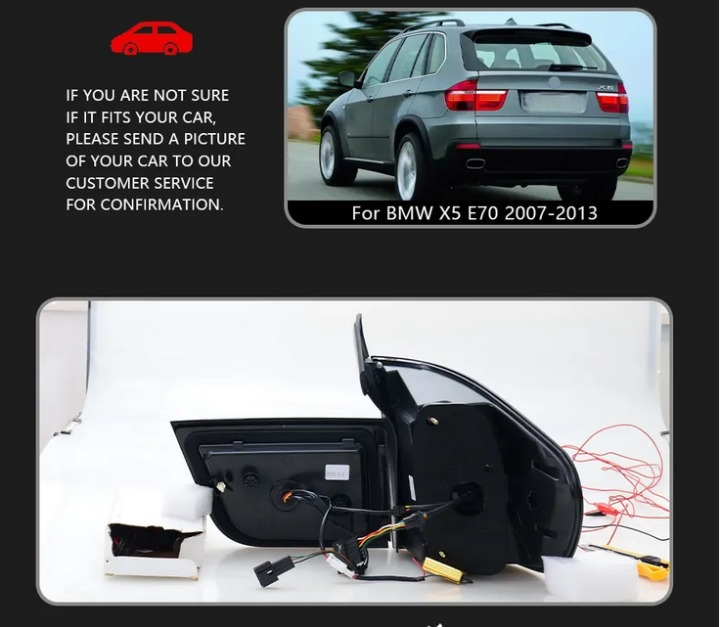 ART.4963 FARI  POSTERIORI BMW X5 E70  2007–2013