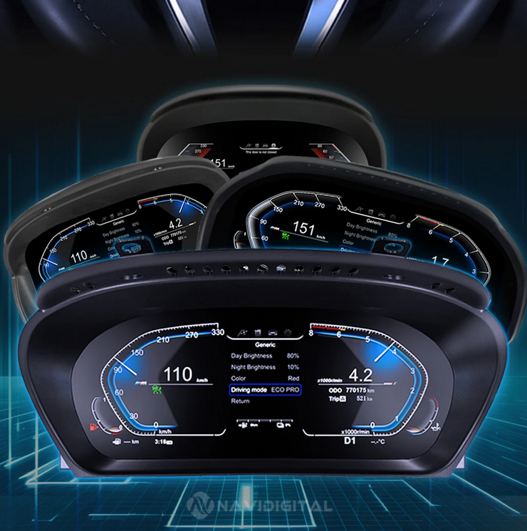 ART.4957 Cruscotto digitale auto Display informazioni virtuali BMW X5  X6