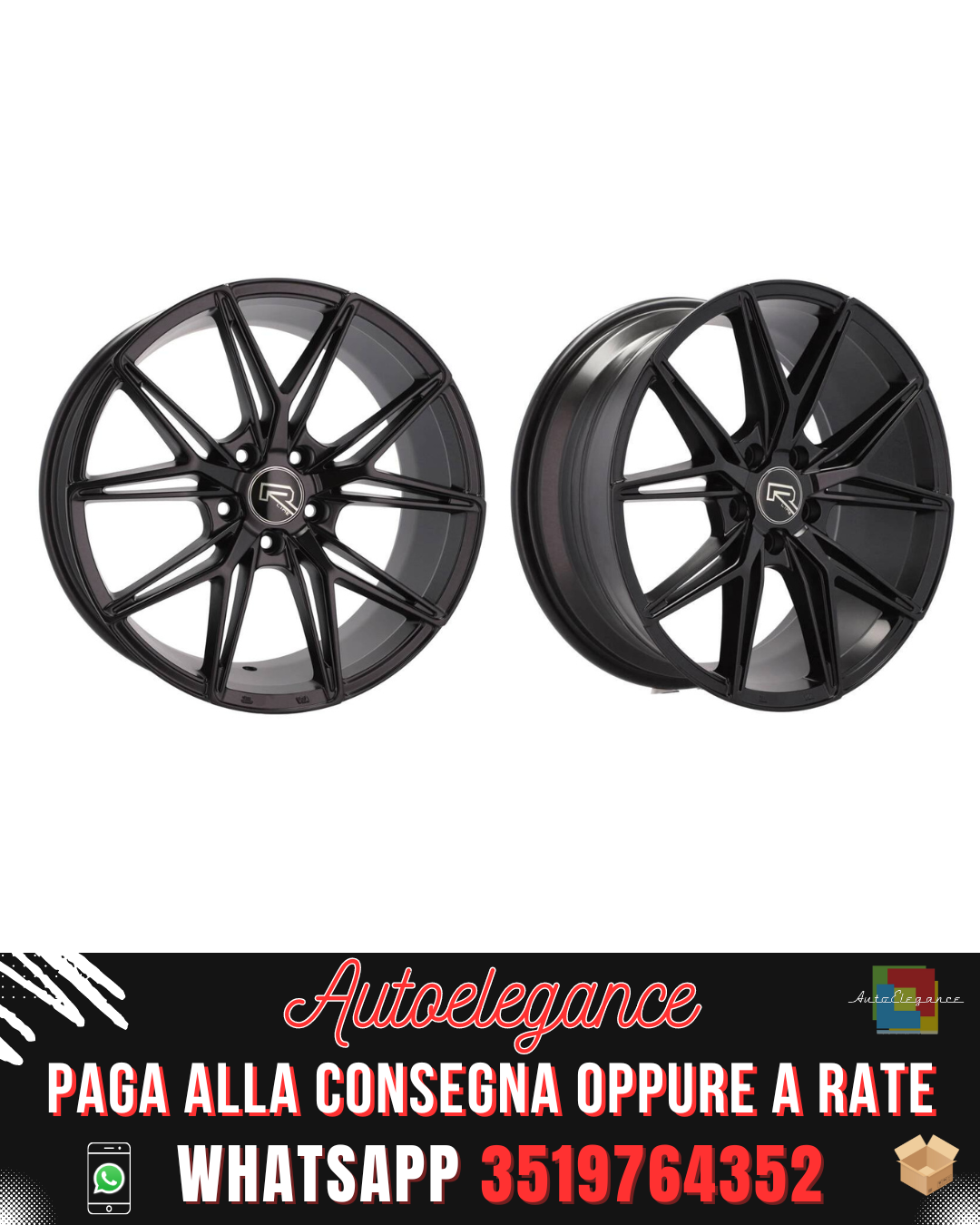 CERCHI CERCHIO IN LEGA 18" Adatto per ALFA ROMEO CITROEN DS FIAT FORD JAGUAR
