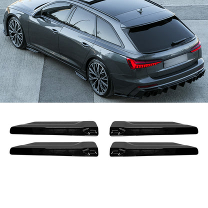 💕SOTTO  MINIGONNE  AUDI A6 S-LINE/S6 C8 NERO LUCIDO 💕