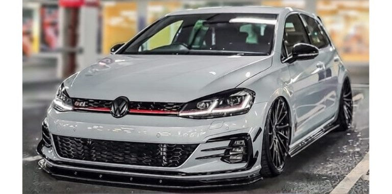 💕ART.10097 SPLITTER VW Golf 7.5 GTI (2017-2019) Nero lucido💕