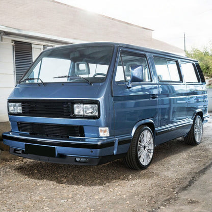 🌟Wideband Rectangular Headlight Emblemless Grille For VW BusT3 79-92🌟