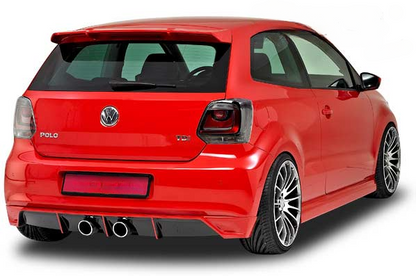 Terminali di scarico adatto per Audi A1 / VW Polo 5 tipo 6R