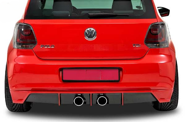 Terminali di scarico adatto per Audi A1 / VW Polo 5 tipo 6R