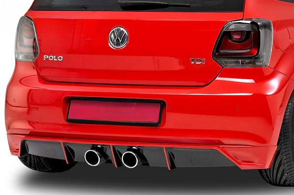 Terminali di scarico adatto per Audi A1 / VW Polo 5 tipo 6R