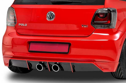 Terminali di scarico adatto per Audi A1 / VW Polo 5 tipo 6R