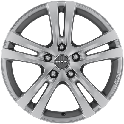 CERCHI CERCHIO IN LEGA 17" Adatto per AUDI A5 MAK ZENITH HYPER SILVER