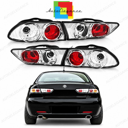 👉FANALI POSTERIORI CROMATO ADATTO PER ALFA ROMEO 156 97-03 👈