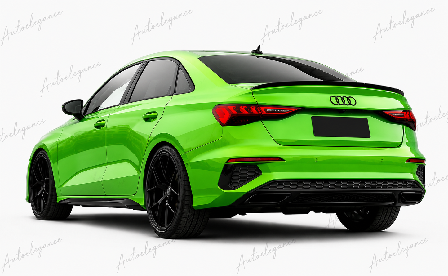 🔥ART.9888 SPOILER STILE S3 NERO LUCIDO PER AUDI A3 S3 RS3 8Y BERLINA 20+🔥