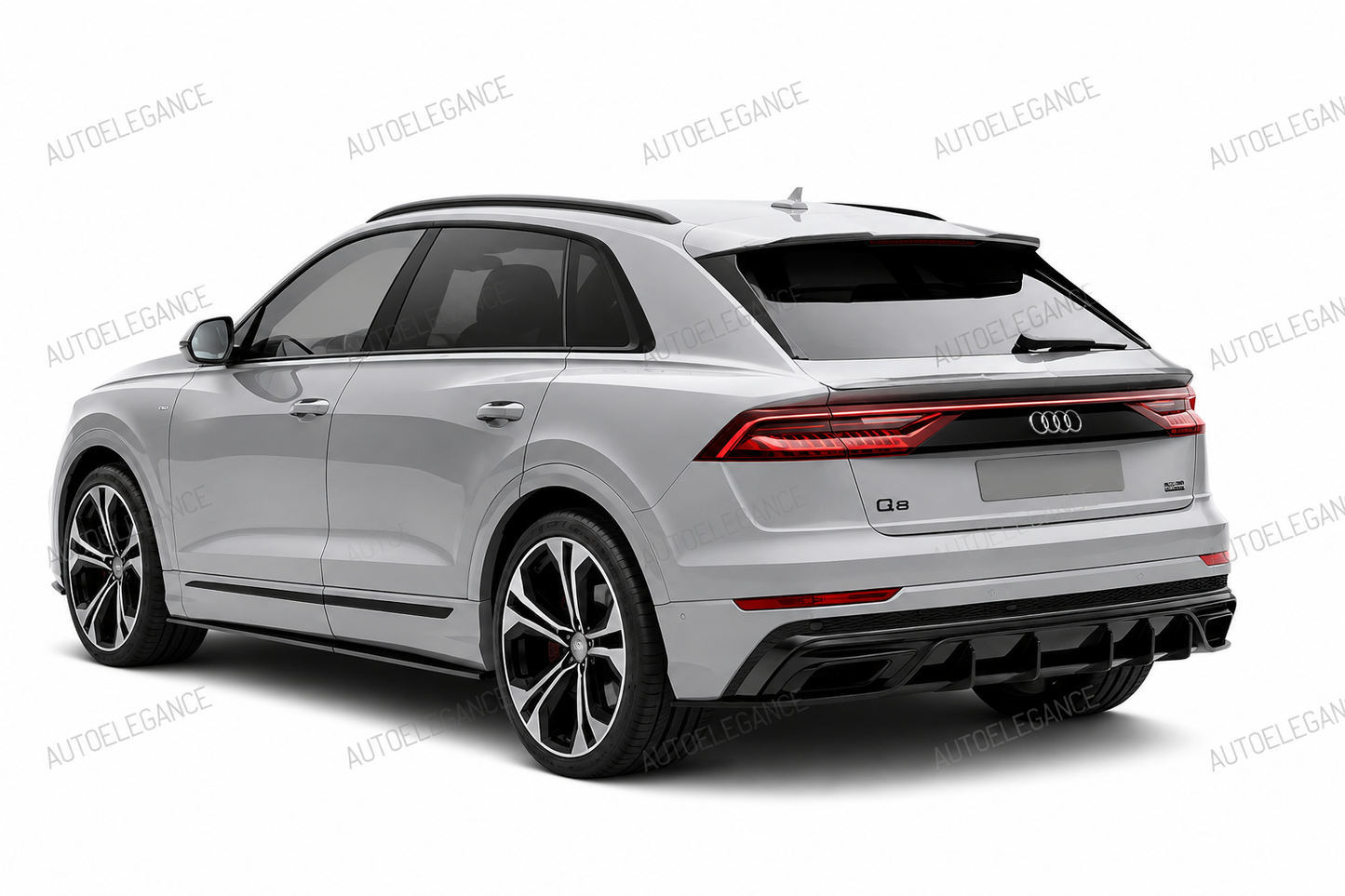 💕ART.5734  SPLITTER + FLAPS AUDI Q8 2018 - up💕