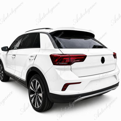 🔥ART.9732 SPOILER POSTERIORE PER TETTO  VW T-ROC IN ABS NERO LUCIDO / 2017+🔥
