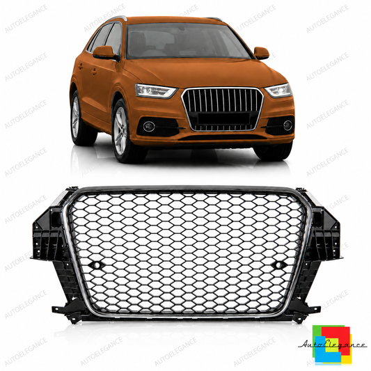 👉Griglia anteriore lucida nera adatta per Audi Q3 (8U) 2011-2014👈