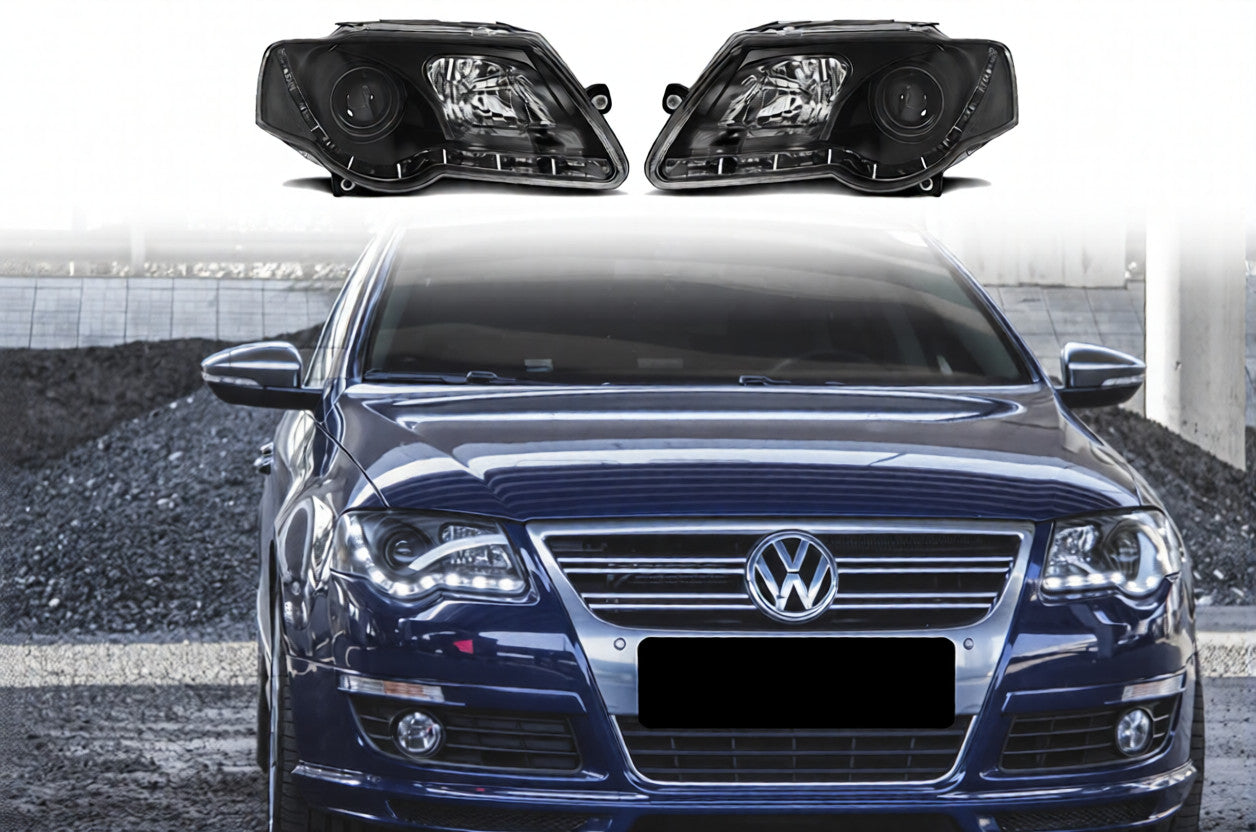 ART.6322  FARI ANTERIORI  VW PASSAT B6 3C 03.05-10 NERI