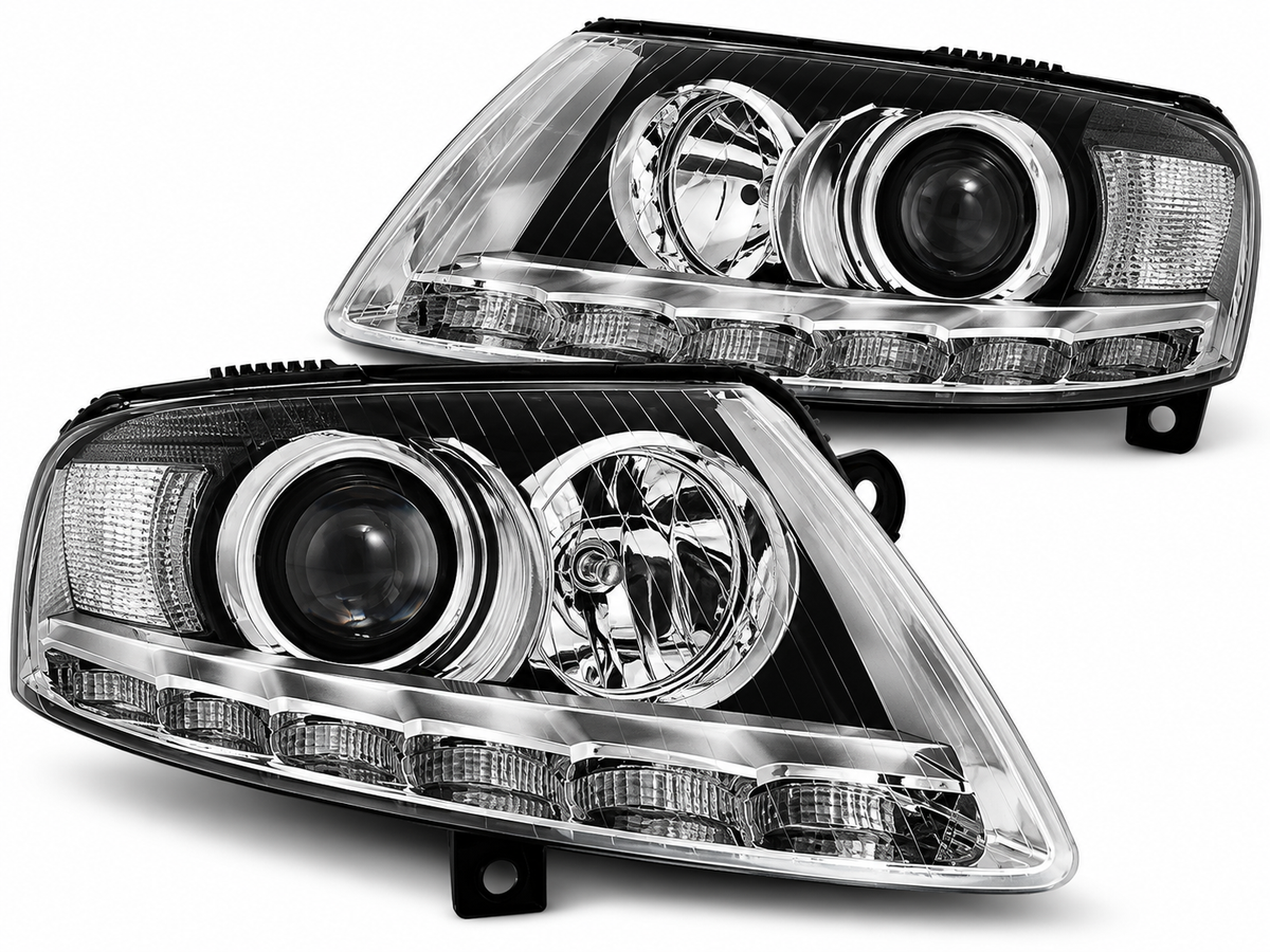💕ART.10628 FARI ANTERIORI ADATTO PER AUDI A6 C6 04.04-08💕