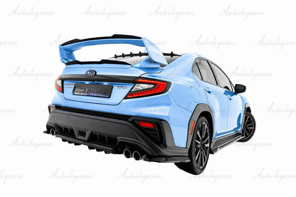 🔥ART.9596 SPLITTER POSTERIORE (CON BARRE VERTICALI) PER SUBARU WRX STI Mk2🔥