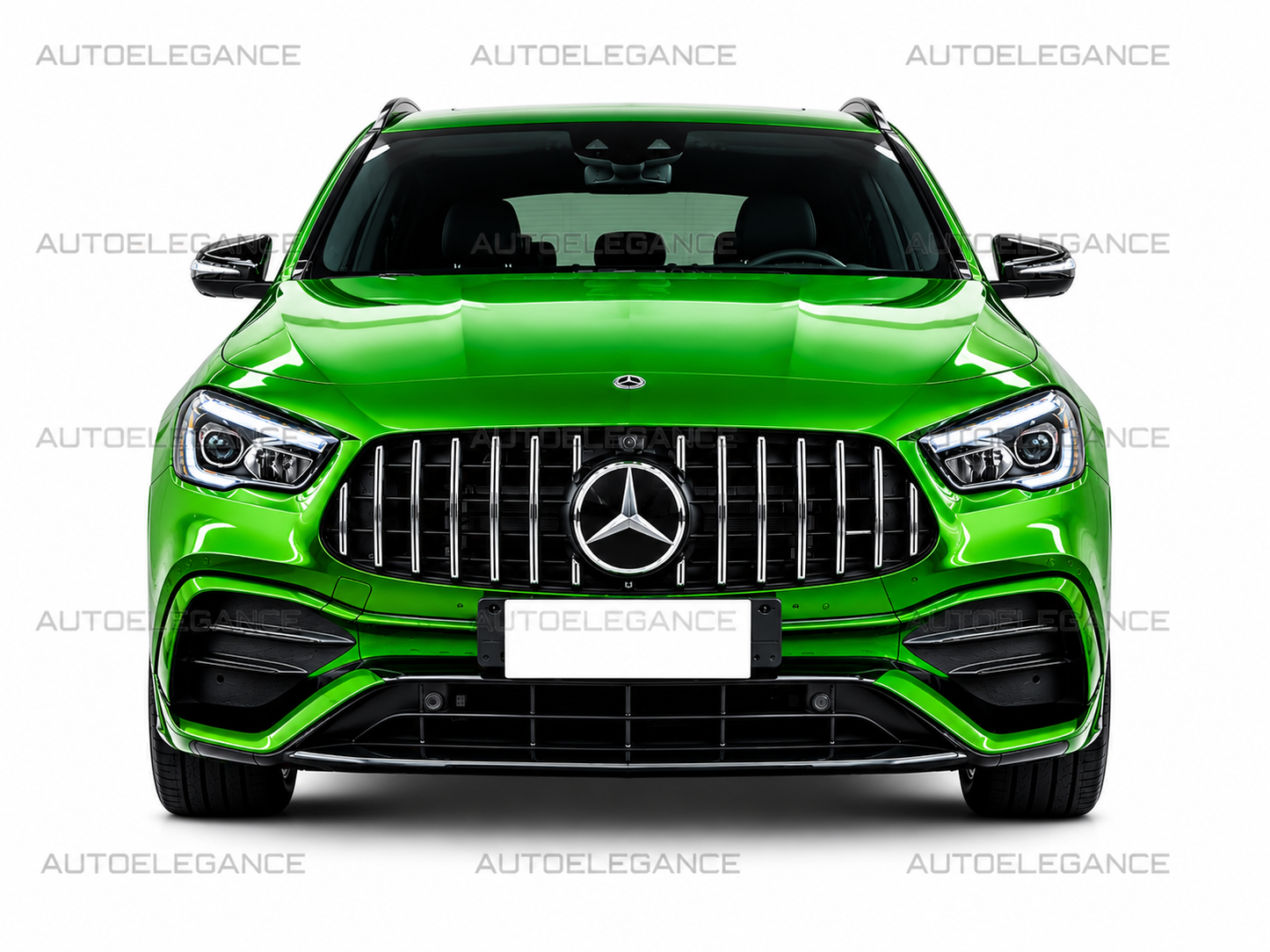 🔥ART.0449 Calandra GT Look Nero con Finiture Cromo per Mercedes GLA H247🔥