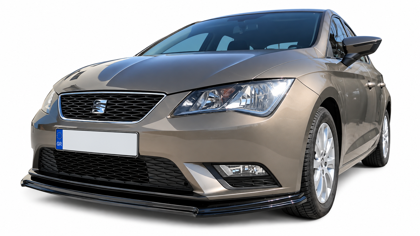 👉Splitter Anteriore ABS Nero Lucido adatto per SEAT Leon Mk3 (2012-2016)👈