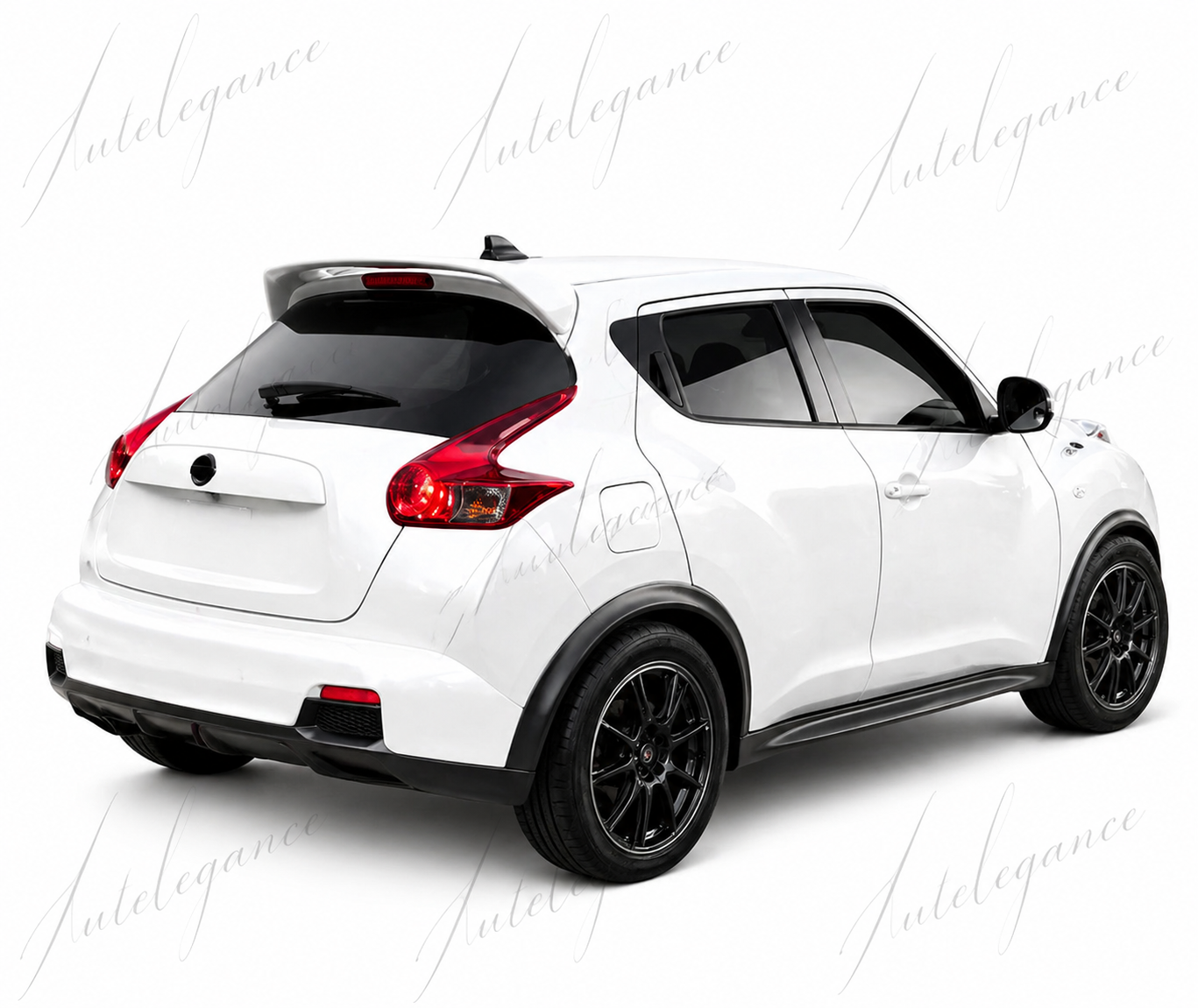 🔥ART.9724 SPOILER POSTERIORE PER TETTO NISSAN JUKE NERO LUCIDO IN ABS 10 -19🔥