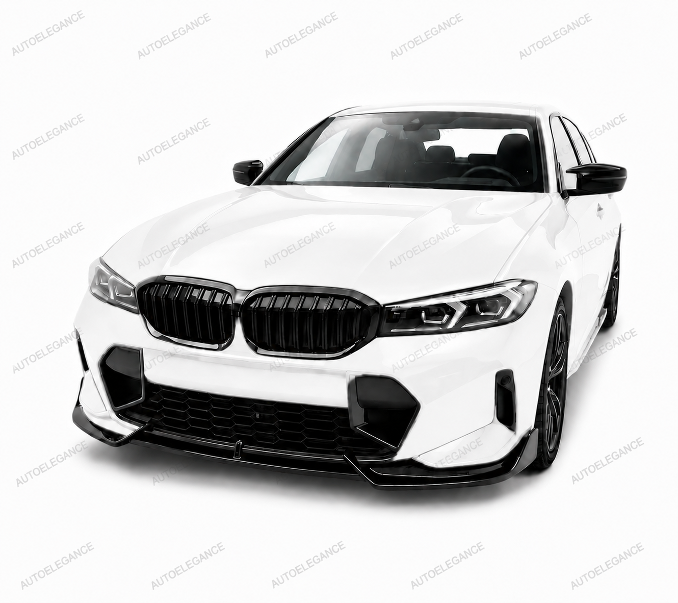 💫Splitter Anteriore per BMW Serie 3 G20 G21 LCI 2022-2026 Nero Lucido💫