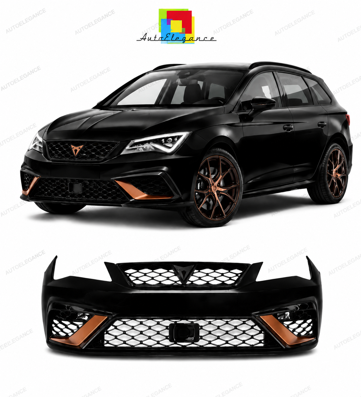 💕PARAURTI ANTERIORE SEAT LEON CUPRA R 17-20💕