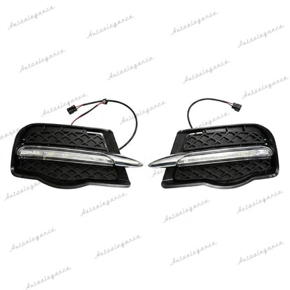 🔥ART.2200 GRIGLIE FENDINEBBIA ADATTO PER MERCEDES W204 2007-2011 LED DIURNE🔥