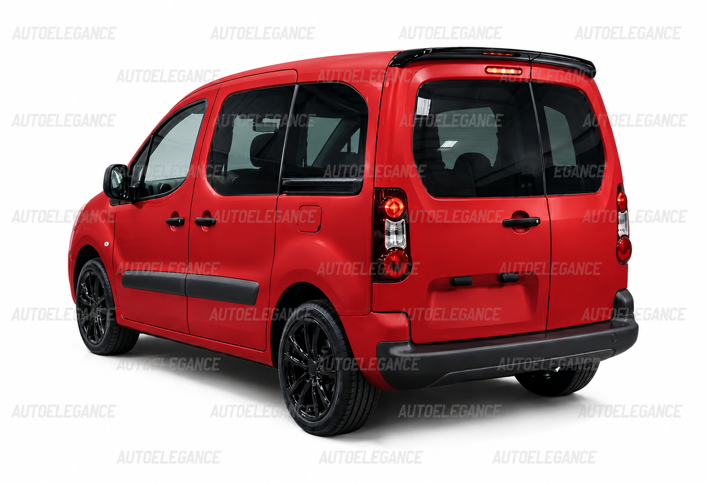 💫ART.10164 Spoiler sul tetto nero lucido 2 pezzi - Peugeot Partner / Citroën Berlingo💫