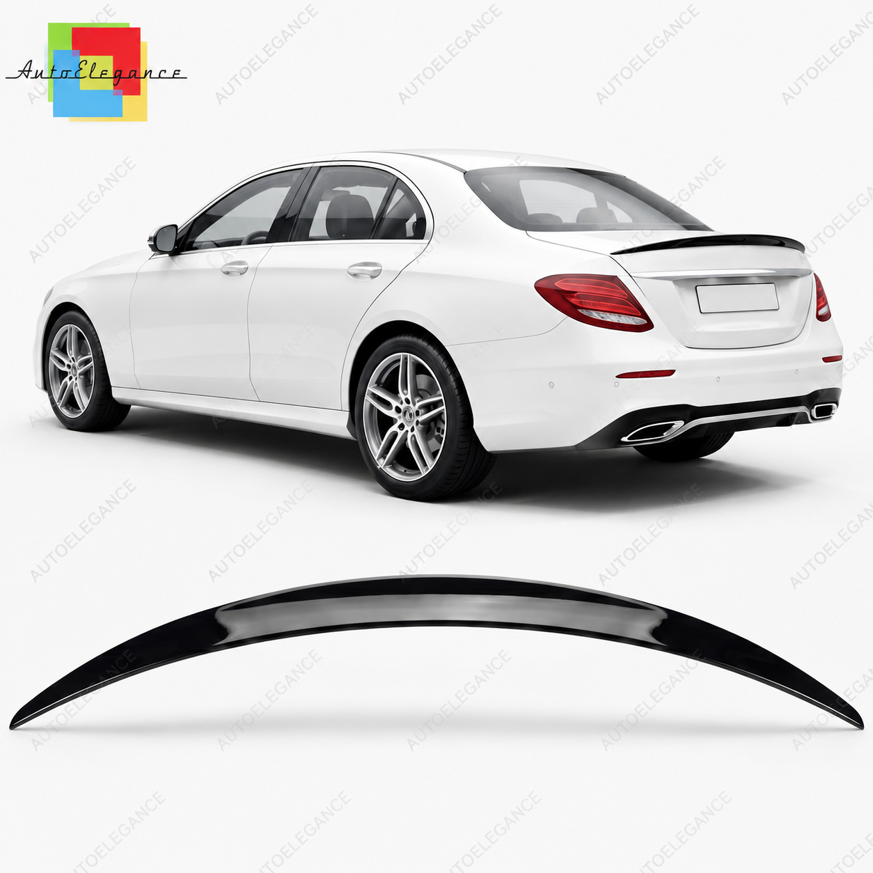 👉Spoiler Baule Nero Lucido adatto per Mercedes E-Class W213 (16-23)👈