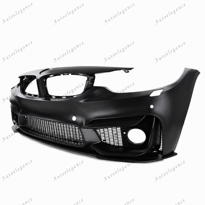 🔥ART.0318 PARAURTI ANTERIORE LOOK M4 CON SPLITTER ABS PER BMW SERIE 4 F32 F33🔥