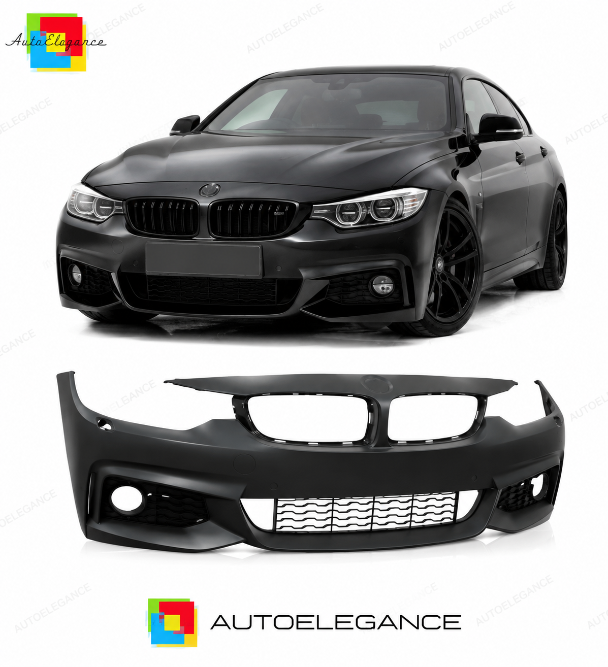 💕PARAURTI ANTERIORE BMW F32 F33 F36 LOOK M💕