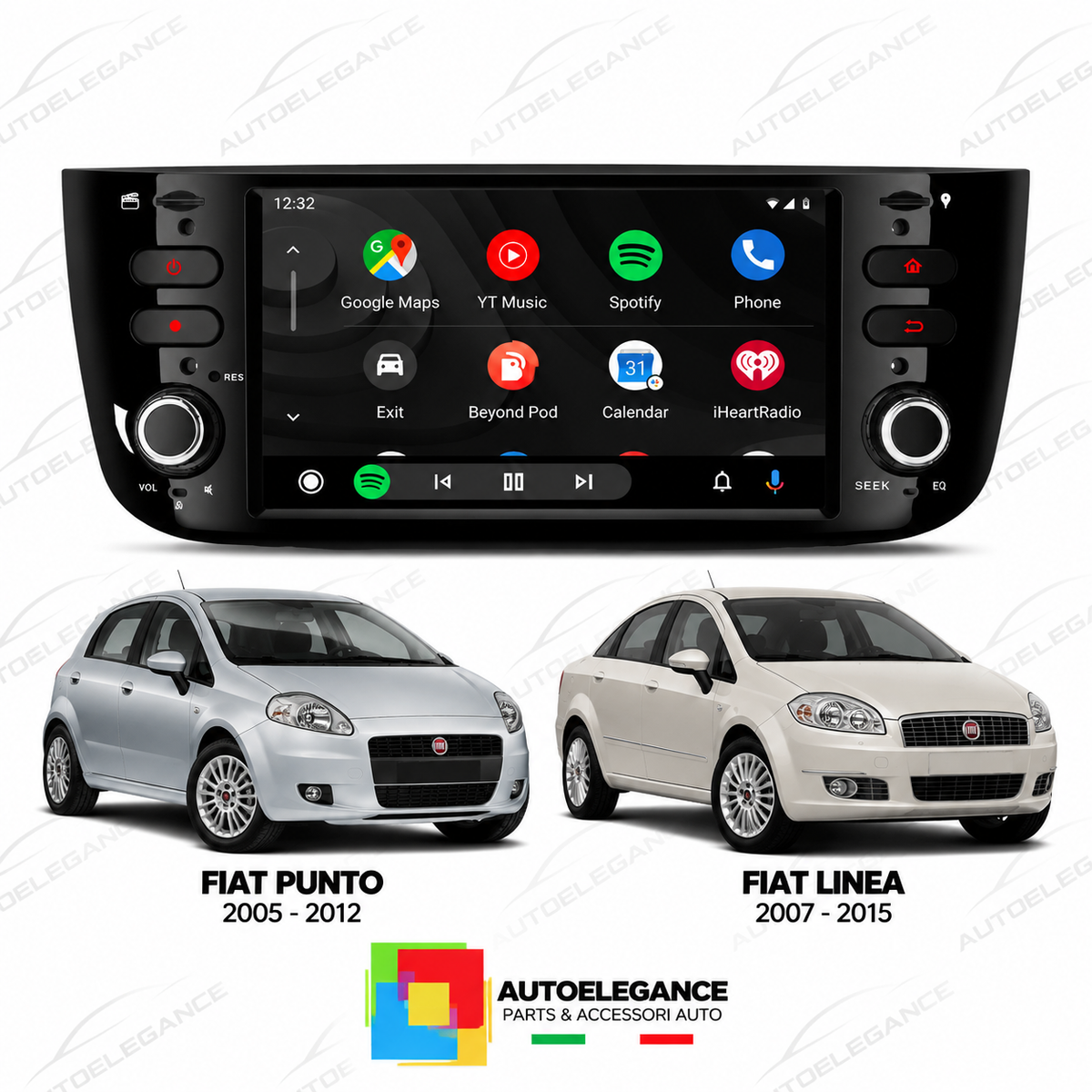 RADIO GPS ANDROID 11 ADATTO PER FIAT PUNTO LINEA