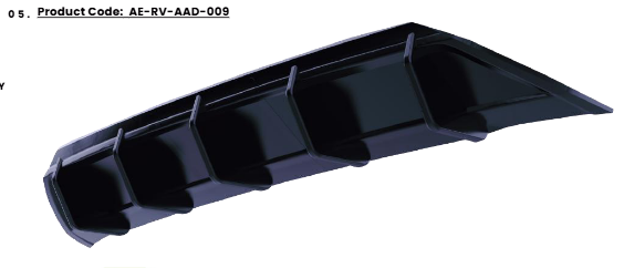 💕Diffusore  adatto per  Audi A3 8Y sedan/ sportback 2020-2024💕