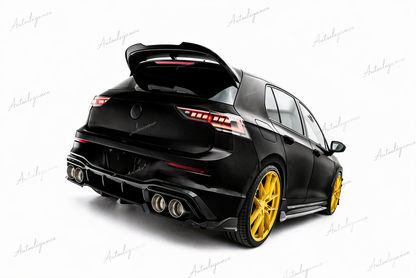 🔥ART.9671 SPLITTER POSTERIORE V.1 VW GOLF R HATCHBACK Mk8 / Mk8 FACELIFT🔥