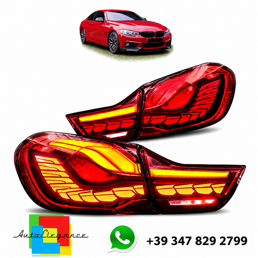 👉Fari posteriori LED dinamici rossi adatti per BMWSerie4 F32 F33 F36 M4 13-21👈