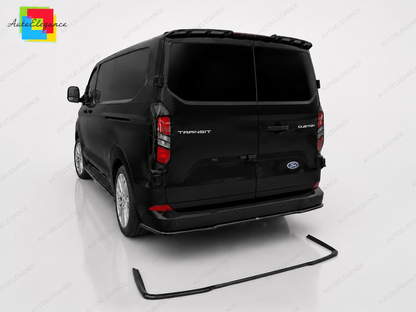 👉Splitter Posteriore adatto per Ford Transit Custom MK2 VW T7 Nero Lucido👈