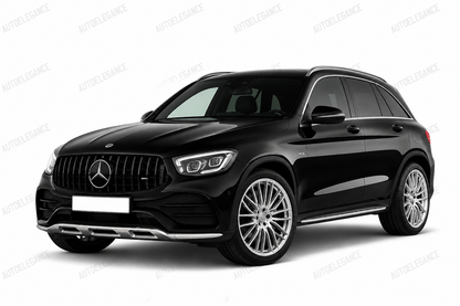💫ART.10388 Griglia Stile GLC 63 per GLC X253 C253 20-23 Nero lucido Paraurti AMG Line💫