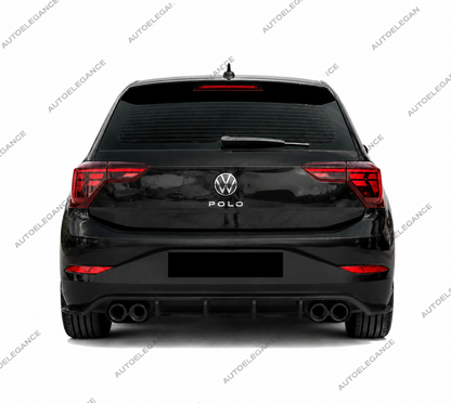 💫Diffusore Posteriore Nero Opaco per VW POLO 8 AW 2021-2025💫
