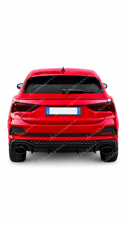 🔥ART.3919 DIFFUSORE PER AUDI Q3 F3 SPORTBACK 2019-2023 S-LINE LOOK NERO🔥