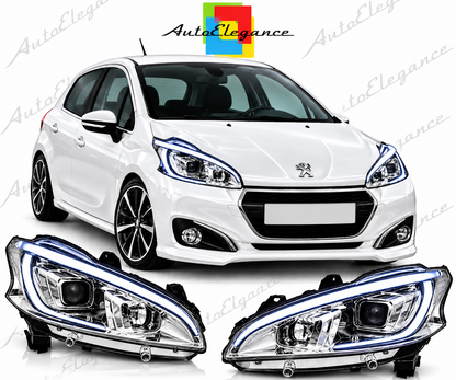 ART.11065 FARI ANTERIORI ADATTO PER PEUGEOT 208 12-15 LED