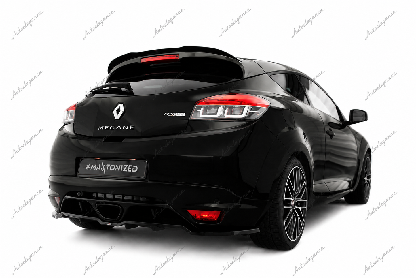 🔥ART.9834 SPLITTER POSTERIORE (CON BARRE VERTICALI) PER RENAULT MEGANE RS Mk3🔥