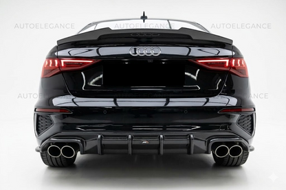 🔥ART.7851  DIFFUSORE POSTERIORE ADATTO PER AUDI A3 S-LINE 8Y FACELIFT SEDAN🔥