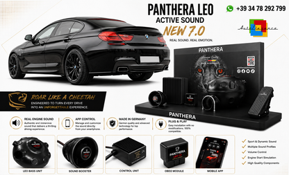 💫ART.2672 PANTHERA Soundsystem Booster 7.0 - BMW 6 Gran Coupé MPACK💫