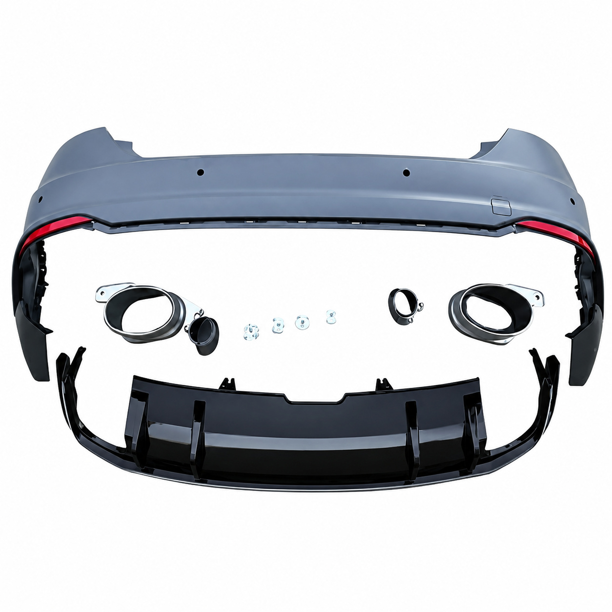 💕PARAURTI POSTERIORE PER AUDI A5 16- LOOK RS5💕